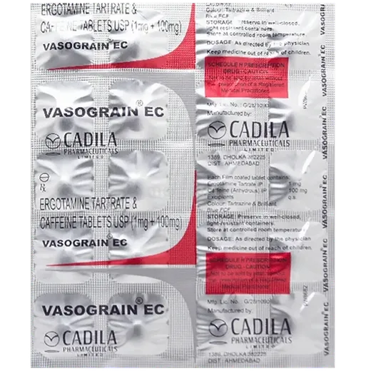 vasograin ec tablet 20's